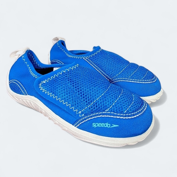Speedo Blue Kids Water Shoes Size Large 9 / 10 - Picture 1 of 14